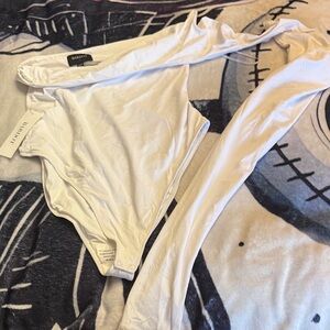 Bardot White Bodysuit